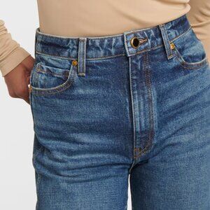 Khaite Danielle high-rise straight Jeans, Size 28, Inseam 28"